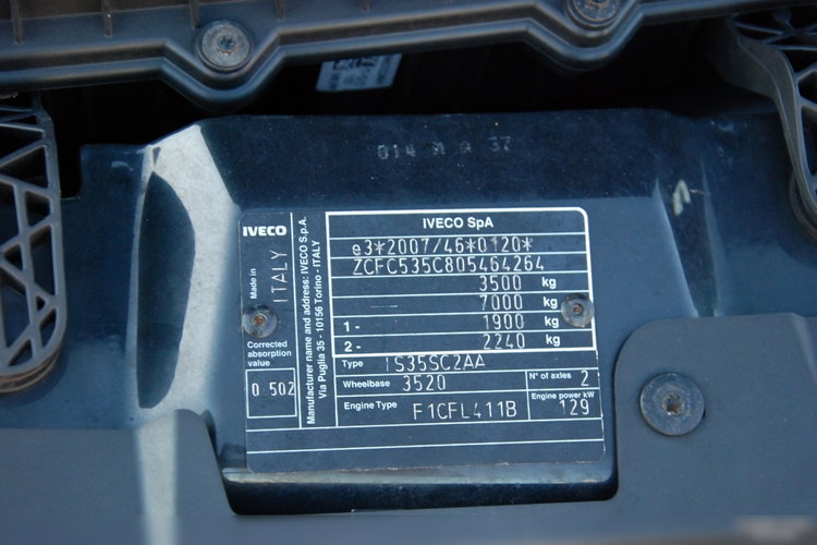 Iveco DAILY 35-180 /  BLASZAK / 2022 ROK /  HI-MATIC / Full opcja / CZARNY METALIK /  SPROWADZONY / PO KONTRAKCIE SERWISOWYM zdjęcie 42