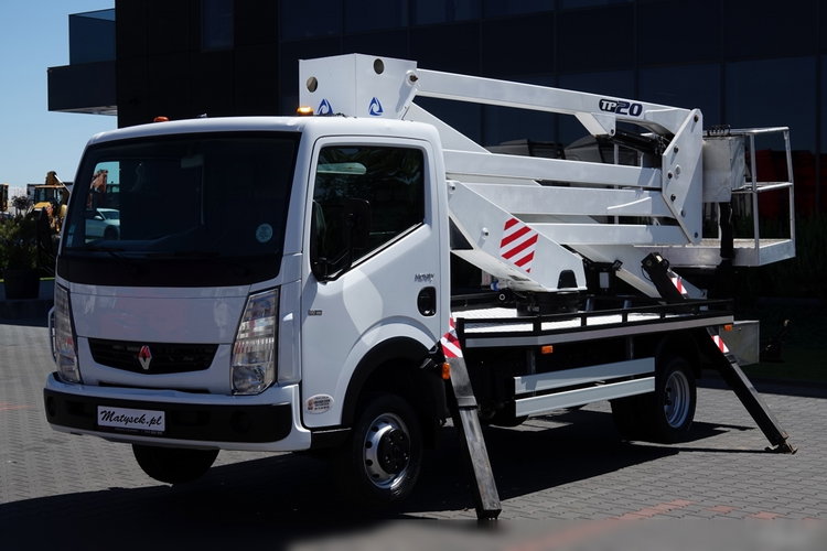 Renault MAXITY 110 DXI / ZWYŻKA 20 METRÓW / PODNOŚNIK KOSZOWY CELA TP20 / KOSZ 2 OSOBOWY - 250 KG / 42 000 KM / PO KONTRAKCIE SERWISOWYM  zdjęcie 12