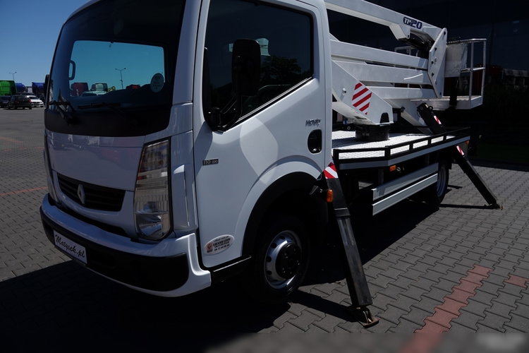 Renault MAXITY 110 DXI / ZWYŻKA 20 METRÓW / PODNOŚNIK KOSZOWY CELA TP20 / KOSZ 2 OSOBOWY - 250 KG / 42 000 KM / PO KONTRAKCIE SERWISOWYM  zdjęcie 20