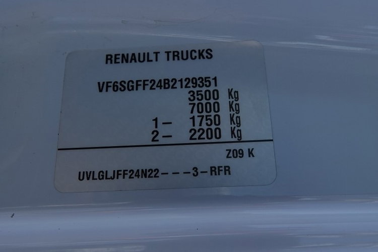 Renault MAXITY 110 DXI / ZWYŻKA 20 METRÓW / PODNOŚNIK KOSZOWY CELA TP20 / KOSZ 2 OSOBOWY - 250 KG / 42 000 KM / PO KONTRAKCIE SERWISOWYM  zdjęcie 48