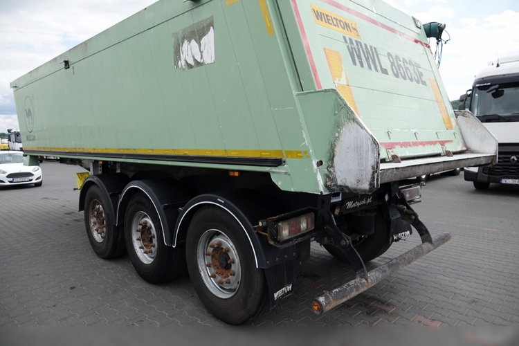 Wielton / WYWROTKA 23 M3 / MULDA ALUMINIOWA / OŚ PODNOSZONA  zdjęcie 12
