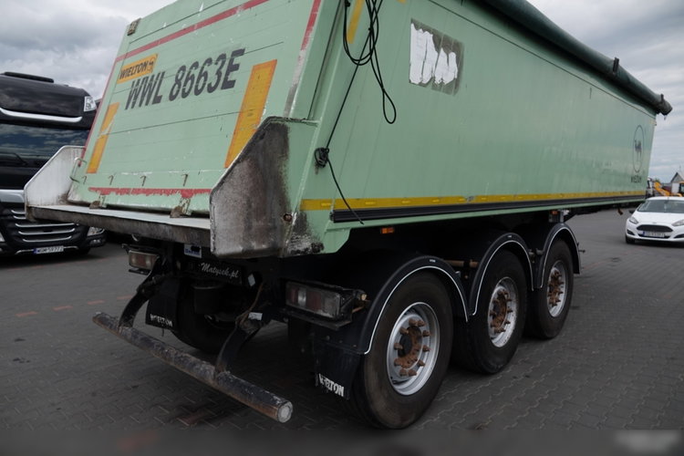 Wielton / WYWROTKA 23 M3 / MULDA ALUMINIOWA / OŚ PODNOSZONA  zdjęcie 14