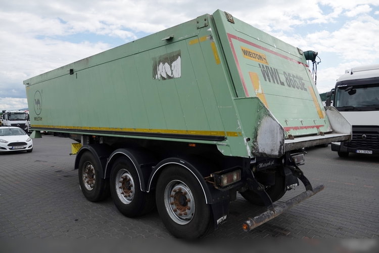 Wielton / WYWROTKA 23 M3 / MULDA ALUMINIOWA / OŚ PODNOSZONA  zdjęcie 6