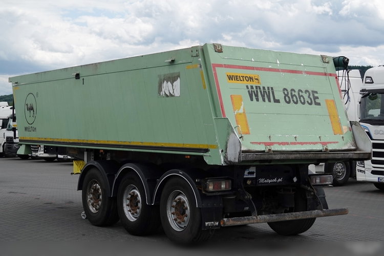 Wielton / WYWROTKA 23 M3 / MULDA ALUMINIOWA / OŚ PODNOSZONA  zdjęcie 7