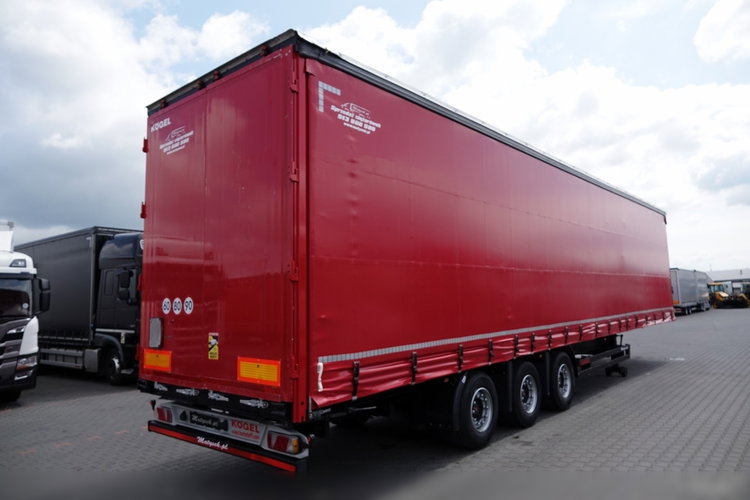 Kogel / MEGA / FIRANKA MULDA DO STALI - 7 M / COILMULDA / DACH PODNOSZONY / OSIE SAF zdjęcie 7