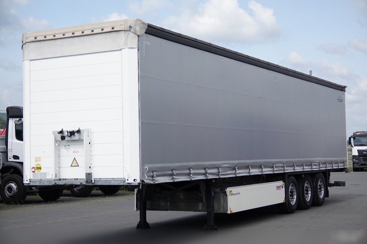 Schmitz   / FIRANKA / STANDARD /  OŚ PODNOSZONA / KOSZ NA PALETY  zdjęcie 1