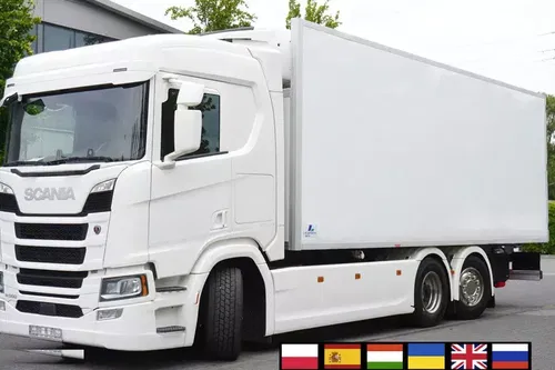 Scania R500 / Chłodnia Lecapitaine / Carrier Supra 950 / 3. oś skrętna