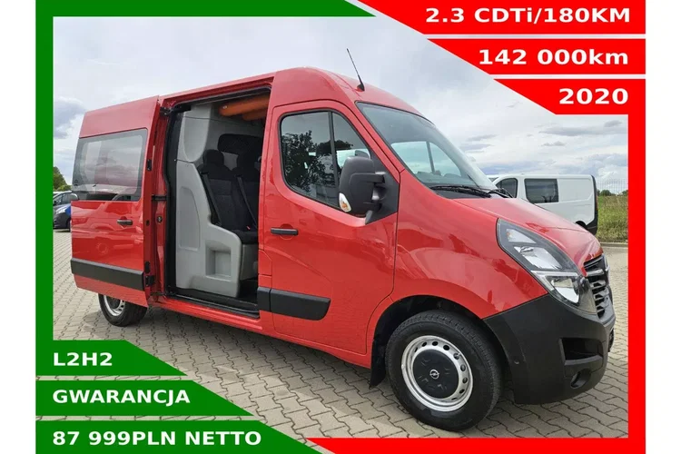 Opel movano L2H2 87999zł Netto Brygadówka 7 osób 2.3 CDTi/180KM zdjęcie 1