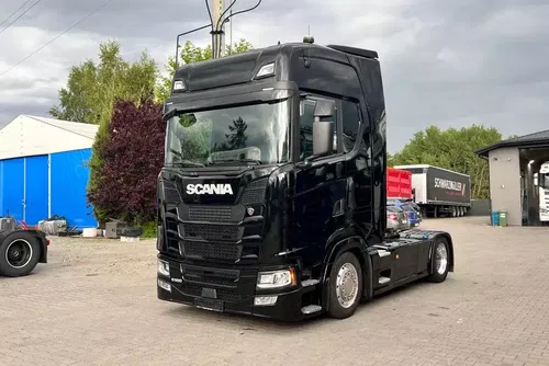 Scania S500 LOW DECK MEGA z Niemiec perfekcyjny ASO Scania full opcja 500 S
