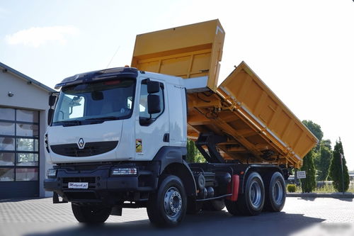 Renault KERAX 450 / 6x4 / WYWROTKA / HYDROBURTA / BORDMATIC / MANUAL / SPROWADZONA