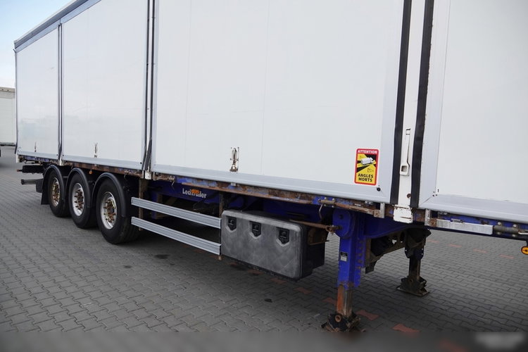 LECITRAILER / KONTENER / KOFFER / OTWIERANE BOKI / MOCNA PODŁOGA SZYNA DESKA zdjęcie 10