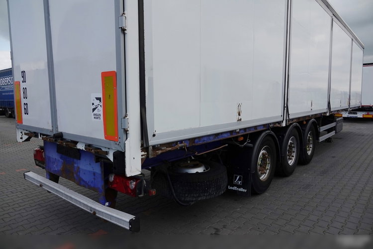 LECITRAILER / KONTENER / KOFFER / OTWIERANE BOKI / MOCNA PODŁOGA SZYNA DESKA zdjęcie 14