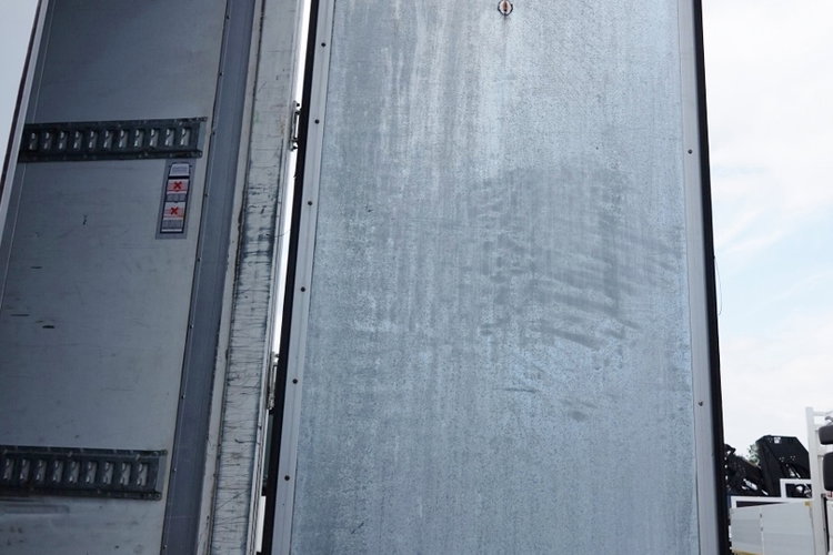 LECITRAILER / KONTENER / KOFFER / OTWIERANE BOKI / MOCNA PODŁOGA SZYNA DESKA zdjęcie 15