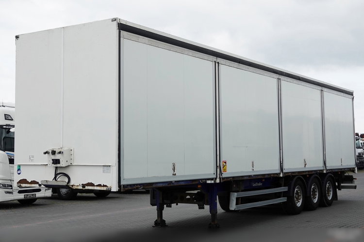 LECITRAILER / KONTENER / KOFFER / OTWIERANE BOKI / MOCNA PODŁOGA SZYNA DESKA zdjęcie 3