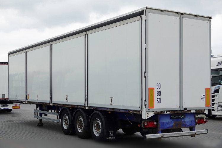 LECITRAILER / KONTENER / KOFFER / OTWIERANE BOKI / MOCNA PODŁOGA SZYNA DESKA zdjęcie 6