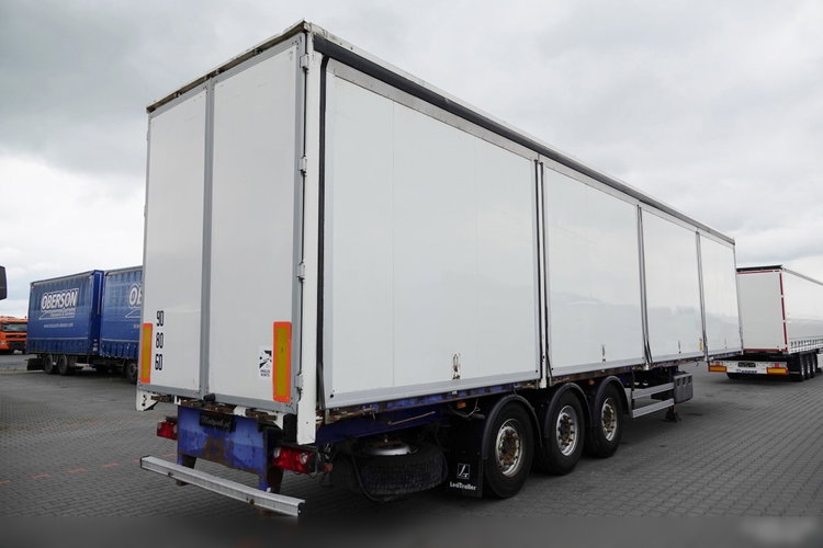 LECITRAILER / KONTENER / KOFFER / OTWIERANE BOKI / MOCNA PODŁOGA SZYNA DESKA zdjęcie 7