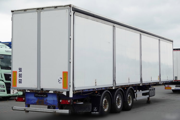 LECITRAILER / KONTENER / KOFFER / OTWIERANE BOKI / MOCNA PODŁOGA SZYNA DESKA zdjęcie 8