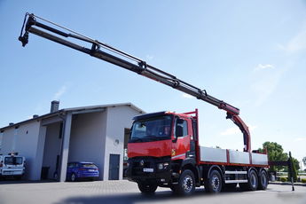 Renault C 430 / 8x4 / SKRZYNIOWY 7 M + HDS PALFINGER PK 2300-EH / WYSÓW 15 M / PILOT   / ROTATOR / SPROWADZONY