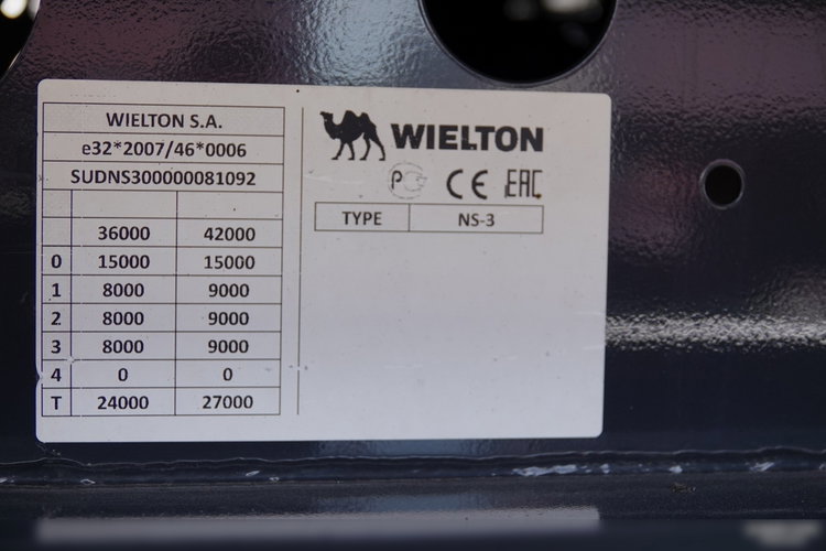 Wielton / FIRANKA / MEGA / LOWDECK / OŚ PODNOSZONA / DACH PODNOSZONY / SAF / 2019 ROK zdjęcie 26