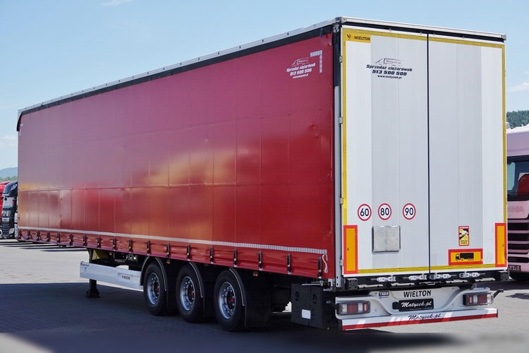 Wielton / FIRANKA / MEGA / LOWDECK / OŚ PODNOSZONA / DACH PODNOSZONY / SAF / 2019 ROK zdjęcie 6