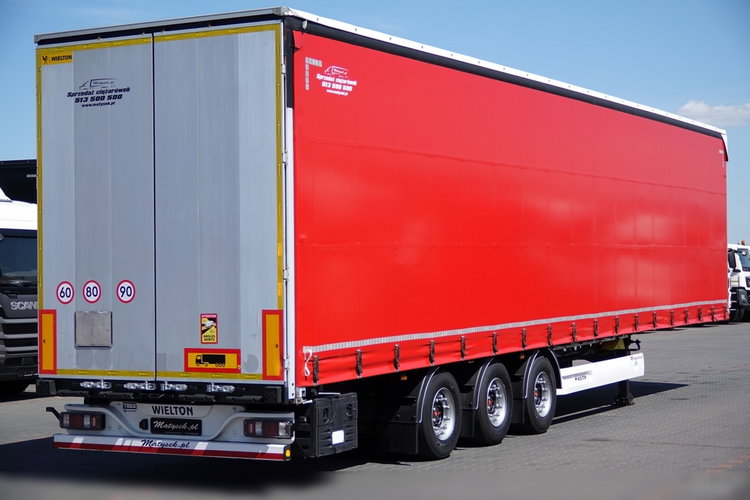 Wielton / FIRANKA / MEGA / LOWDECK / OŚ PODNOSZONA / DACH PODNOSZONY / SAF / 2019 ROK zdjęcie 8