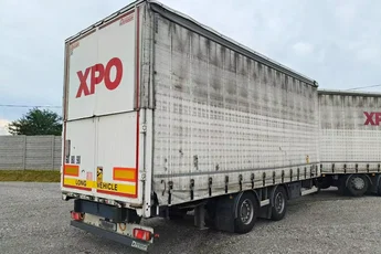 Fruehauf TANDEM / FIRANKA / OSIE SAF / DACH ZSUWANY PODNOSZONY /