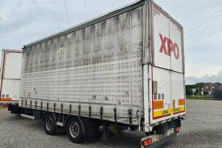 Fruehauf TANDEM / FIRANKA / OSIE SAF / DACH ZSUWANY PODNOSZONY / zdjęcie 3