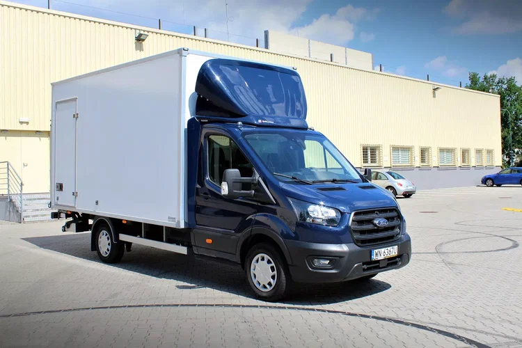 Ford Transit kontener 9 euro palet + winda BAR 750kg zdjęcie 12