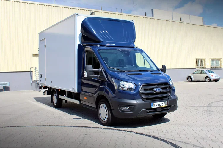 Ford Transit kontener 9 euro palet + winda BAR 750kg zdjęcie 14