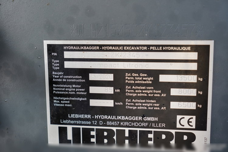 Liebherr 910 COMPACT LITRONIC  / KOPARKA KOŁOWA / KLIMATYZACJA / KAMERA  / 2020 ROK / PO KONTRAKCIE SERWISOWYM  zdjęcie 67