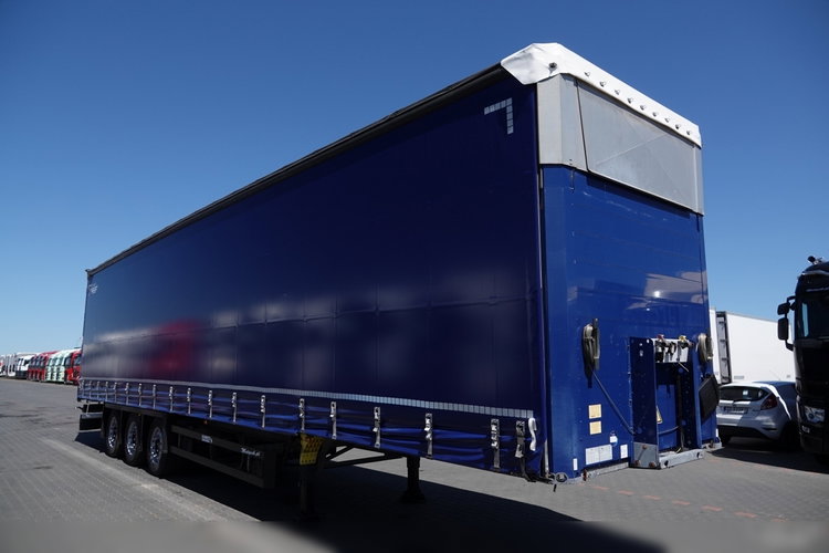 Schmitz -CARGOBULL / FIRANKA / VARIOS / 385/55 R22, 5 / DACH PODNOSZONY zdjęcie 7