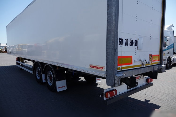 Fruehauf / KONTENER / KOFFER / 2 OSIE / SAF / 2021 ROK / BARDZO MOCNA PODŁOGA: SZYNA-DESKA zdjęcie 11