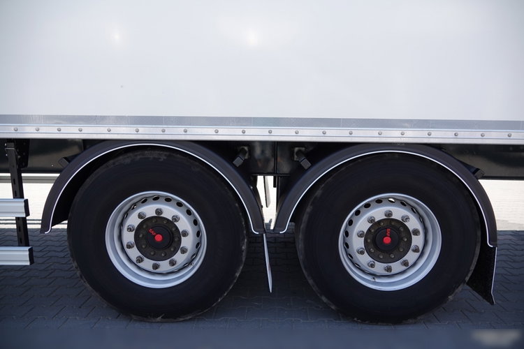 Fruehauf / KONTENER / KOFFER / 2 OSIE / SAF / 2021 ROK / BARDZO MOCNA PODŁOGA: SZYNA-DESKA zdjęcie 17