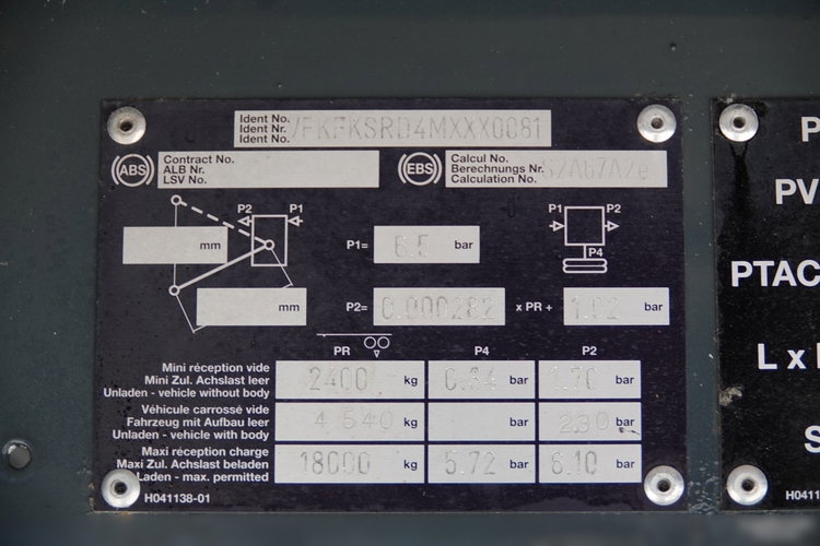 Fruehauf / KONTENER / KOFFER / 2 OSIE / SAF / 2021 ROK / BARDZO MOCNA PODŁOGA: SZYNA-DESKA zdjęcie 18