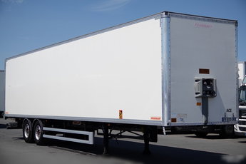 Fruehauf / KONTENER / KOFFER / 2 OSIE / SAF / 2021 ROK / BARDZO MOCNA PODŁOGA: SZYNA-DESKA