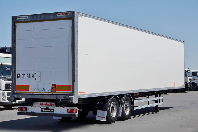 Fruehauf / KONTENER / KOFFER / 2 OSIE / SAF / 2021 ROK / BARDZO MOCNA PODŁOGA: SZYNA-DESKA zdjęcie 8