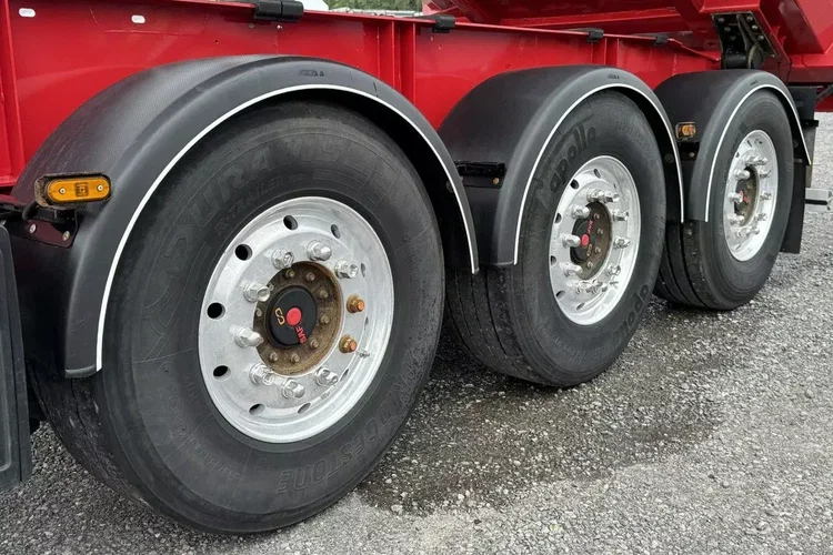 Wielton HARDOX STALOWA DO ZŁOMU 50m Oś Podnoszona Złomówka Stan Bdb zdjęcie 12