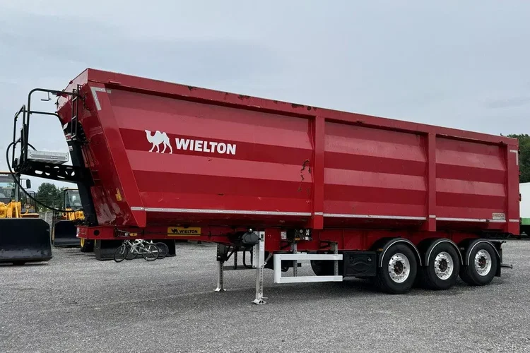 Wielton HARDOX STALOWA DO ZŁOMU 50m Oś Podnoszona Złomówka Stan Bdb zdjęcie 14