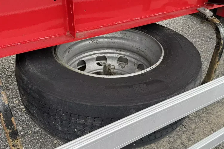 Wielton HARDOX STALOWA DO ZŁOMU 50m Oś Podnoszona Złomówka Stan Bdb zdjęcie 16