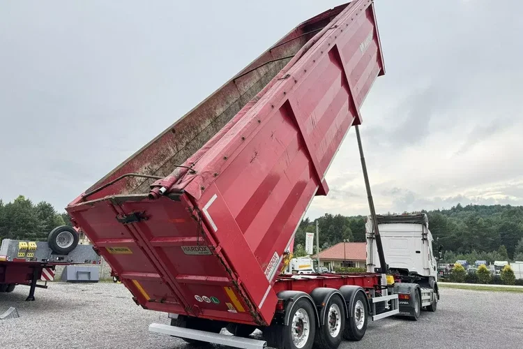 Wielton HARDOX STALOWA DO ZŁOMU 50m Oś Podnoszona Złomówka Stan Bdb zdjęcie 18