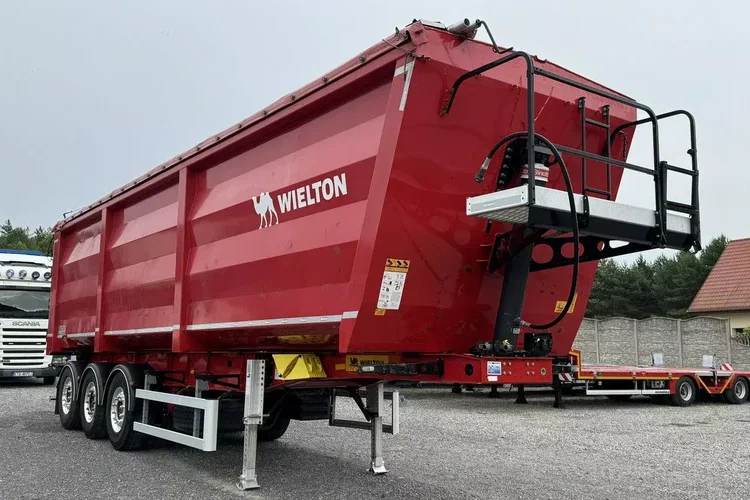 Wielton HARDOX STALOWA DO ZŁOMU 50m Oś Podnoszona Złomówka Stan Bdb zdjęcie 3