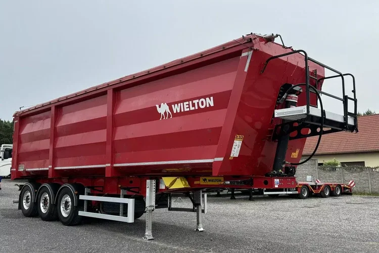 Wielton HARDOX STALOWA DO ZŁOMU 50m Oś Podnoszona Złomówka Stan Bdb zdjęcie 5