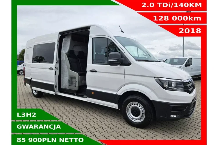 Volkswagen Crafter L3H2 85900zł NETTO Brygadówka 7 osób 2.0TDi/140KM zdjęcie 1