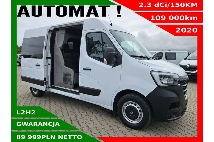 Renault Master L2H2 89999zł Netto Brygadówka 7 osób 2.3 dCi/150KM zdjęcie 1