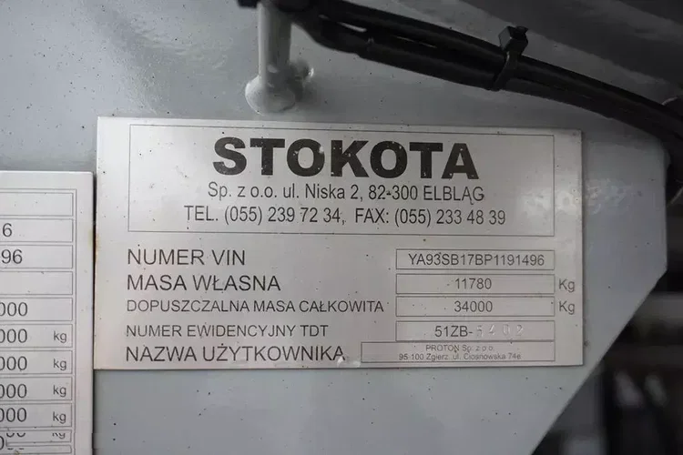 STOKOTA CYSTERNA / DO GAZU / LPG / 47 895 L / JAK NOWA zdjęcie 25