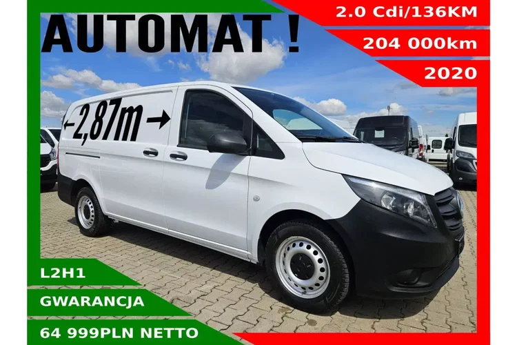 Mercedes vito L2H1 64999zł NETTO 2.0Cdi/136KM zdjęcie 1