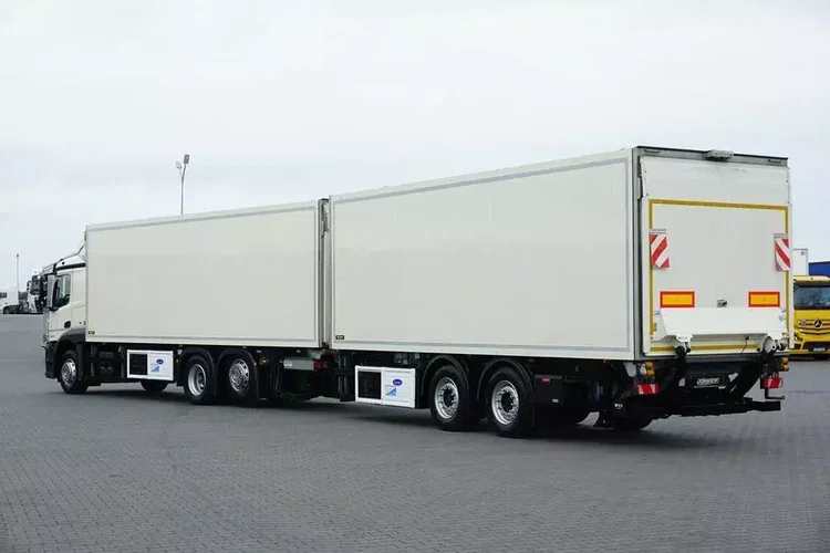 Mercedes ACTROS / 2540 / ACC / E 6 / ZESTAW PRZEJAZDOWY / CHŁODNIA + WINDA / 38 PALET zdjęcie 6