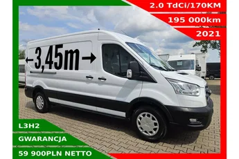 Ford transit L3H2 59900zł NETTO 2.0TdCi/170KM