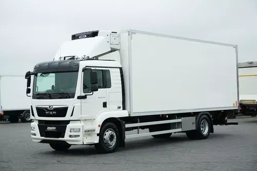 MAN TGM / 18.290 / EURO 6 / CHŁODNIA + WINDA / 18 PALET / ŁAD. 8445 KG