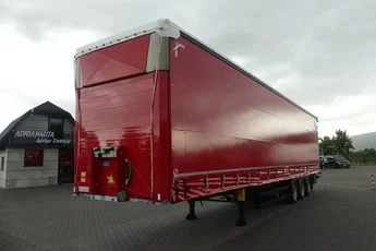 Schmitz FIRANKA / VARIOS / IDEALNY STAN / OŚ PODNOSZONA /